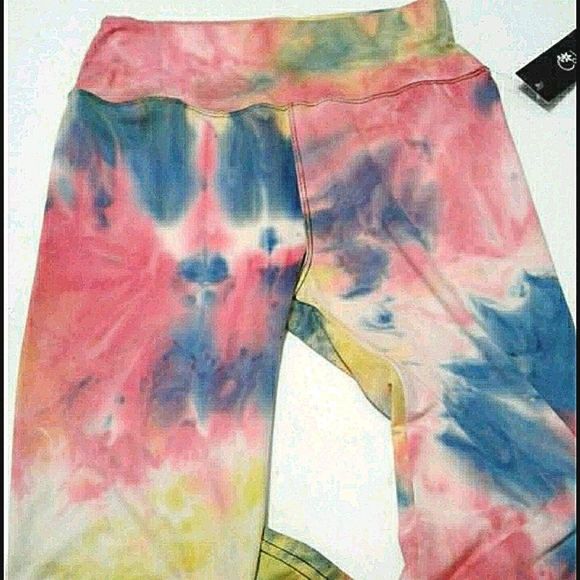 Color 5 Colorful Tie Dye High Waist Soft Comfy Athletic Leggings - Picture 3 of 6